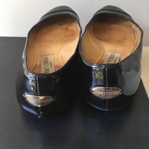 Jimmy Choo black flats